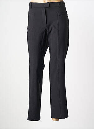 Pantalon drept talie cu cleme mărime normală negru !OHO! femeie