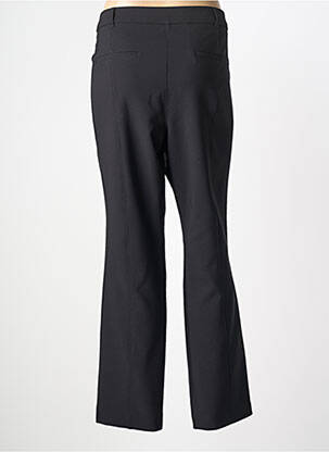 Pantalon drept talie cu cleme mărime normală negru !OHO! femeie