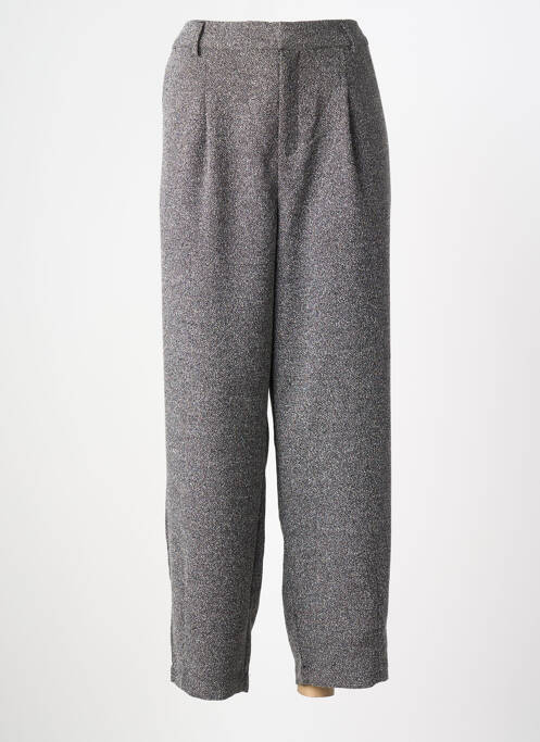 Pantalon 7/8 talie înaltă talie înaltă gri KAFFE femme