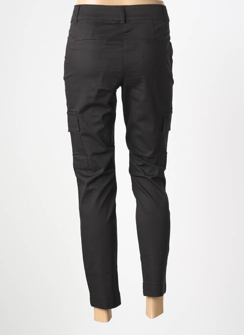 Pantalon 7/8 țesătură poplin mărime normală negru KAFFE femme