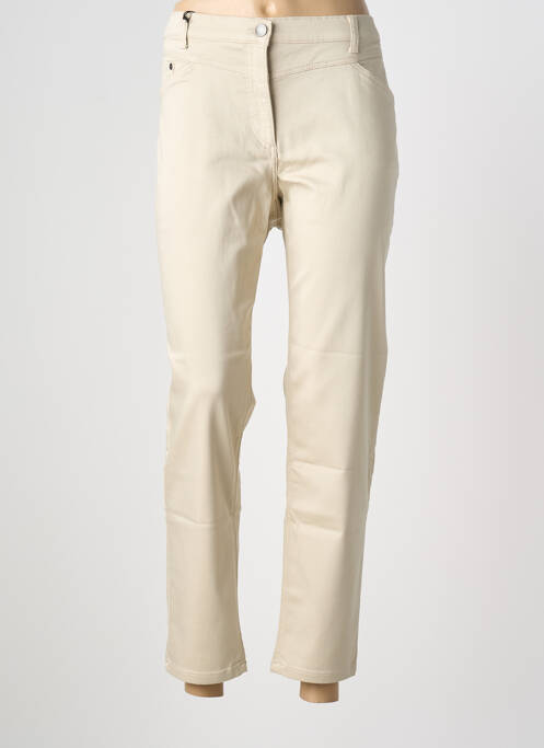 Pantalon 7/8 elasticitate mărime normală bej deschis BETTY BARCLAY femme