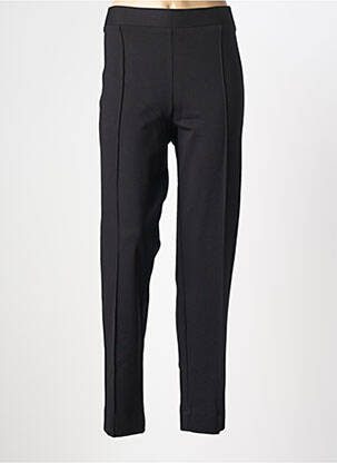 Pantalon slim talie elastică mărime normală negru FRANCE RIVOIRE femme