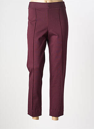 Pantalon slim talie elastică mărime normală violet FRANCE RIVOIRE femeie