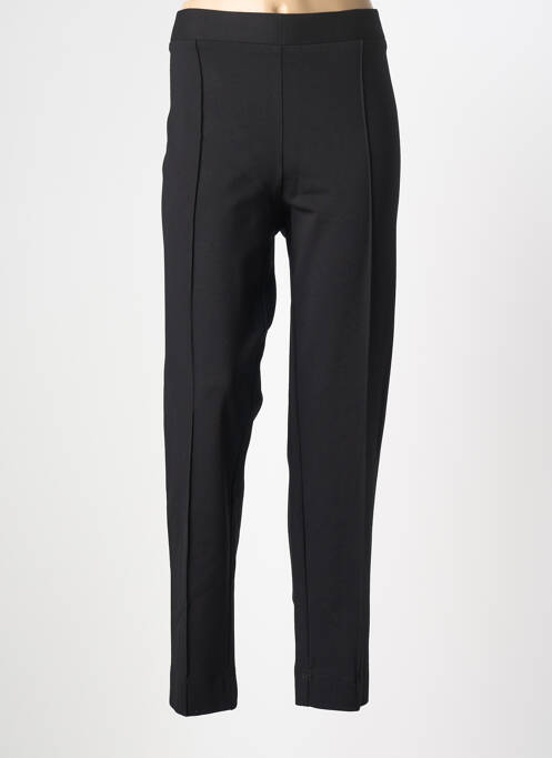 Pantalon slim talie elastică mărime normală negru FRANCE RIVOIRE femme