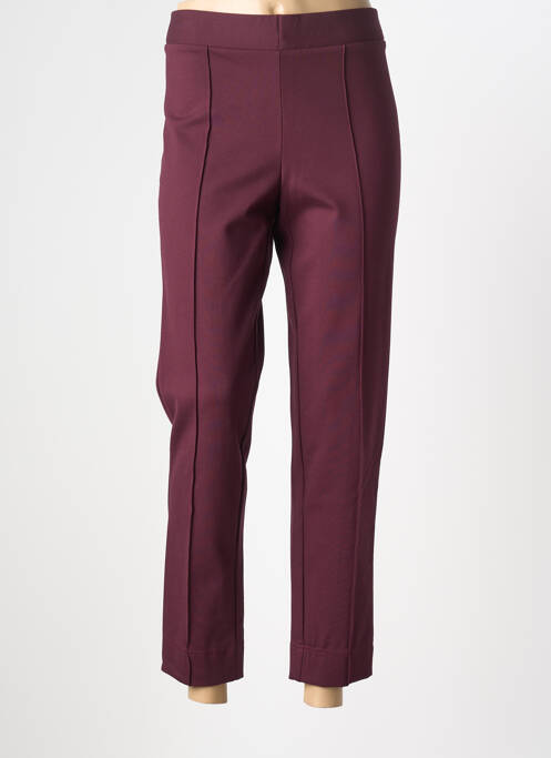 Pantalon slim talie elastică mărime normală violet FRANCE RIVOIRE femme