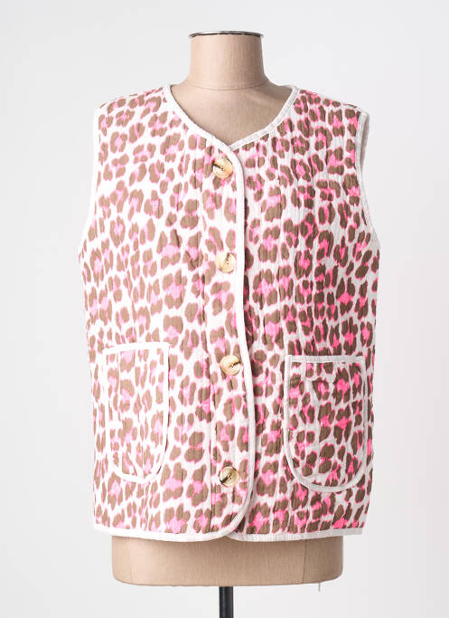 Jachete casual guler rotund roz SYBELLA femme