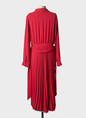 Rochie lungă mâneci lungi mâneci lungi roșu TIFFOSI femeie