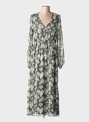Rochie lungă mâneci lungi mâneci lungi verde TIFFOSI femeie
