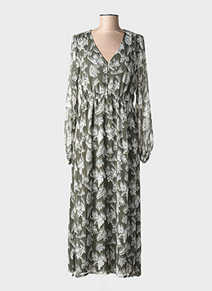 Rochie lungă mâneci lungi mâneci lungi verde TIFFOSI femeie