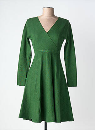 Rochie midi mâneci lungi mâneci lungi verde BL femeie