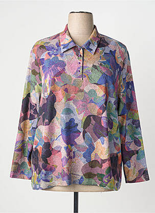 Pulover elasticitate mâneci lungi violet FRANCE RIVOIRE femme