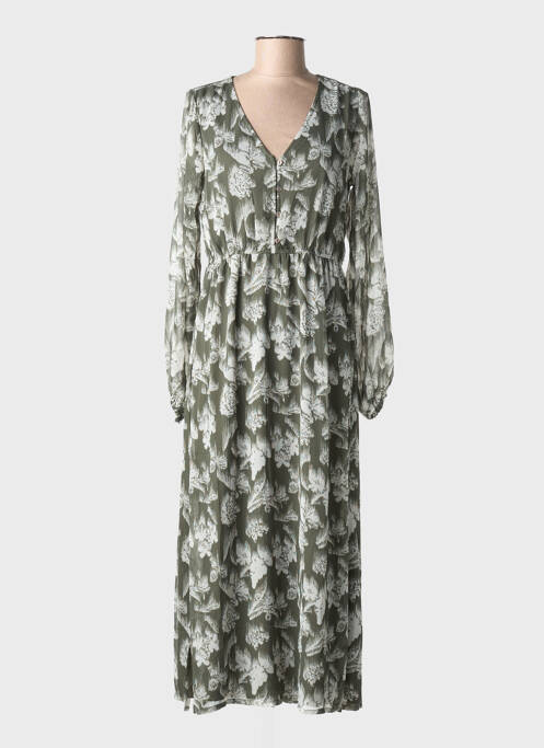 Rochie lungă mâneci lungi mâneci lungi verde TIFFOSI femme