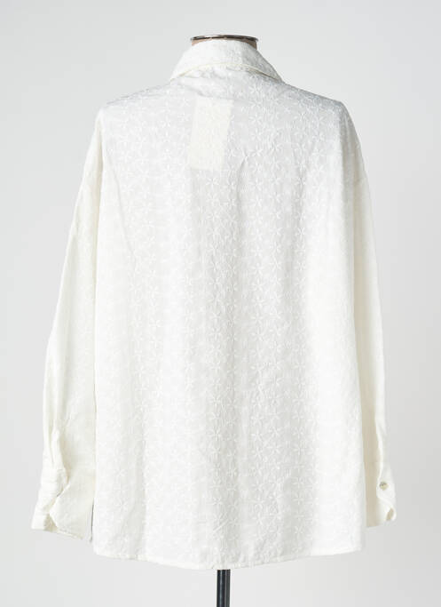 Cămașă croială dreaptă mâneci lungi alb FENOMEN femme