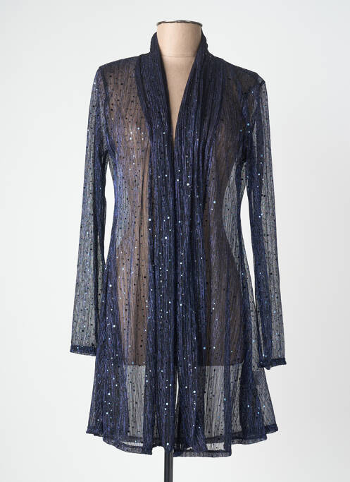 Jachete casual croială cambrată albastru JOY'S PARIS femme