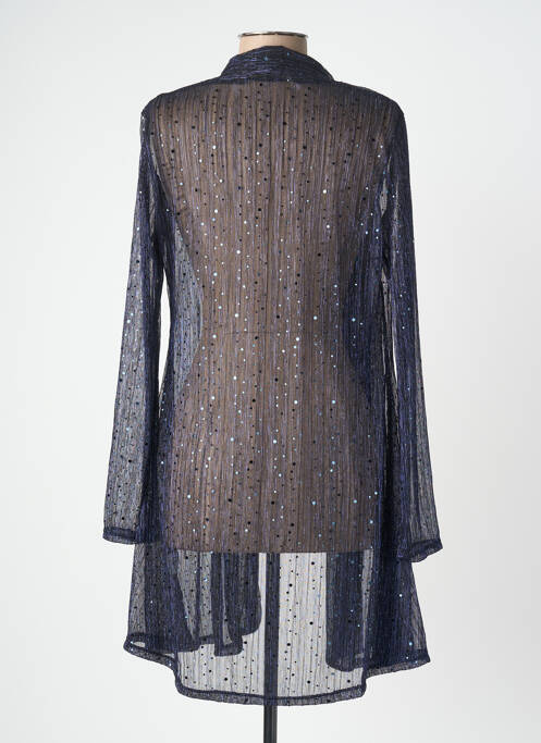 Jachete casual croială cambrată albastru JOY'S PARIS femme