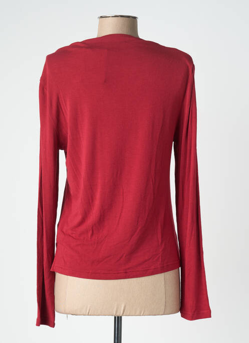 Tricou mâneci lungi mâneci lungi roșu SWEEWË femme