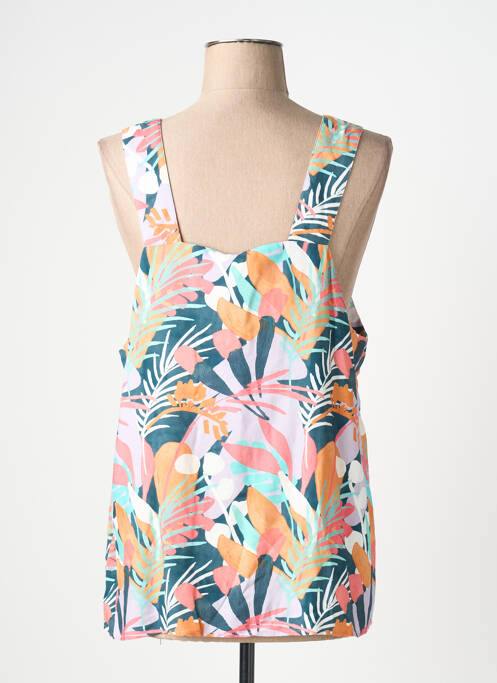 Top imprimeu fantezie fără mâneci verde TIFFOSI femme