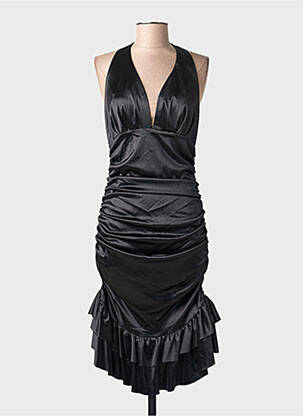 Rochie midi fără mâneci fără mâneci negru ALLYSON femeie