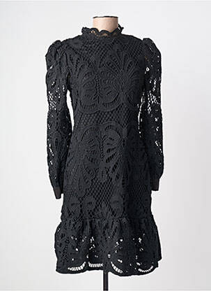 Rochie midi mâneci lungi mâneci lungi negru BHATTI femeie