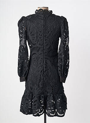 Rochie midi mâneci lungi mâneci lungi negru BHATTI femeie