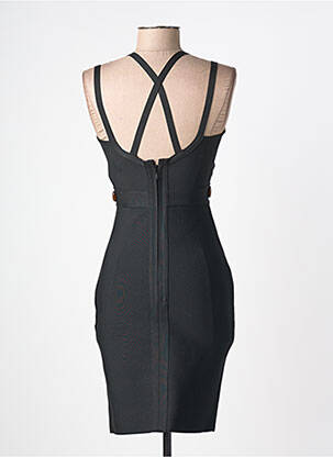 Rochie scurtă fără mâneci fără mâneci negru NJ femeie