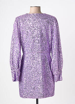 Rochie scurtă mâneci lungi mâneci lungi violet MARYLEY femeie