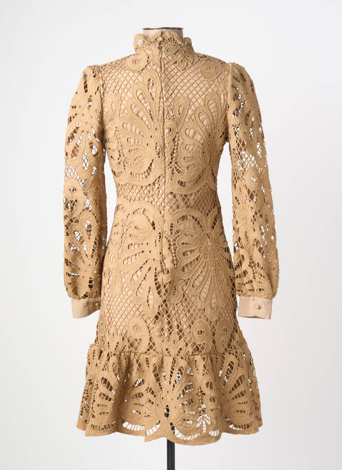 Rochie midi mâneci lungi mâneci lungi maro BHATTI femme