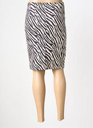 Fustă midi mărime normală bej H F WOMAN COLLECTION femeie