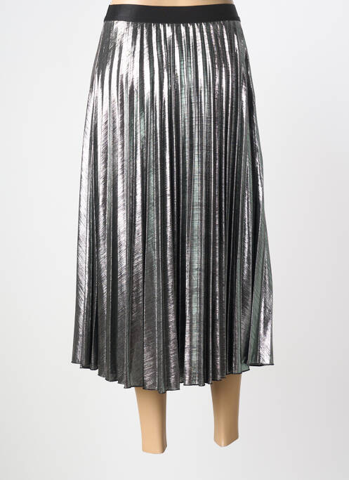 Fustă lungă croială fluidă argintiu NEVADA LOVE femme