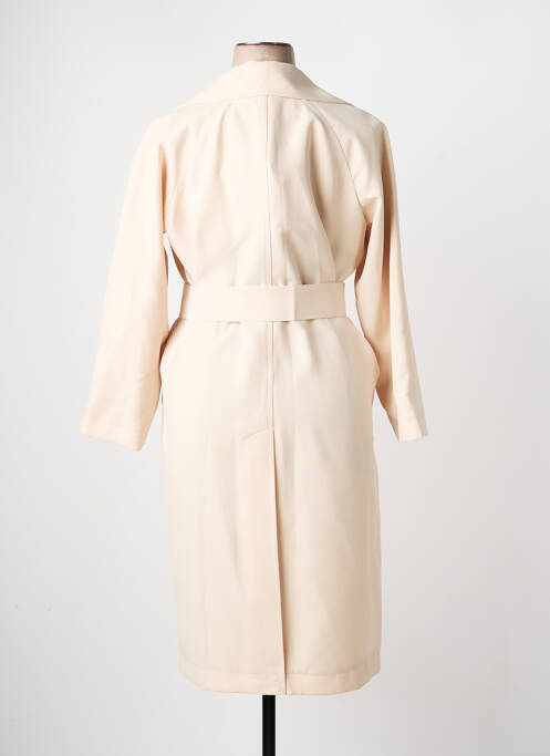 Trench țesătură poplin fără glugă bej ESQUALO femme