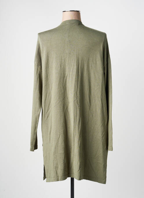 Vestă cu mâneci lungi elasticitate verde MASAI femme