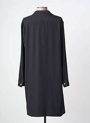 Rochie midi mâneci lungi mâneci lungi negru SOPHIA CURVY femeie