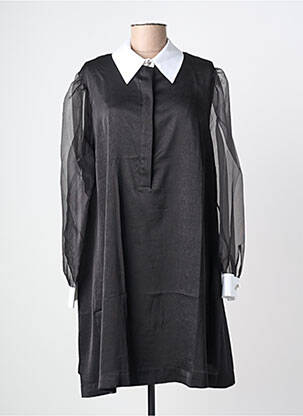 Rochie scurtă mâneci lungi mâneci lungi negru MAT. femeie