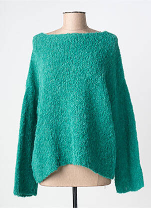 Pulover guler rotund mâneci lungi verde MES SOEURS ET MOI femeie