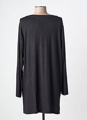 Rochie scurtă mâneci lungi mâneci lungi negru SOPHIA CURVY femeie