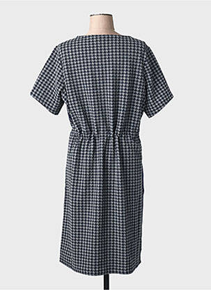 Rochie midi mâneci scurte mâneci scurte albastru YESTA femeie