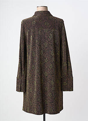 Rochie midi mâneci lungi mâneci lungi maro MÊME ROAD femeie