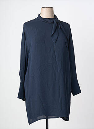 Rochie midi mâneci lungi mâneci lungi albastru MÊME ROAD femeie