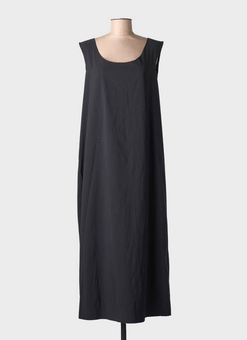 Rochie lungă fără mâneci fără mâneci negru SOPHIA CURVY femme
