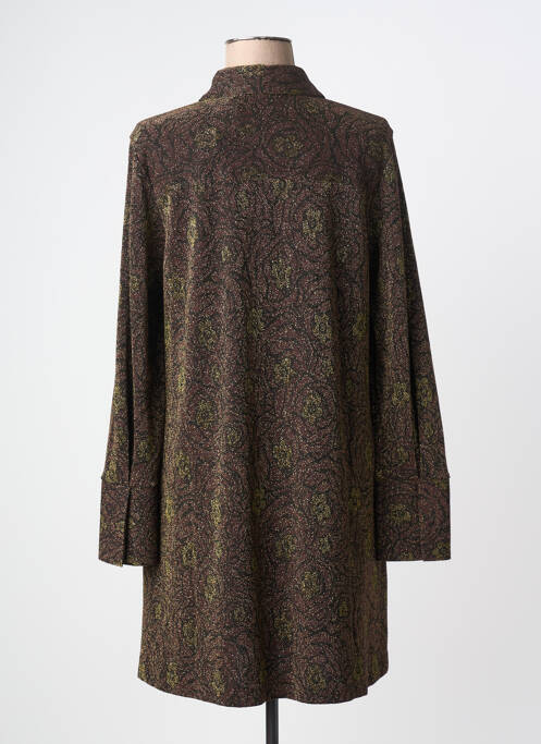 Rochie midi mâneci lungi mâneci lungi maro MÊME ROAD femme