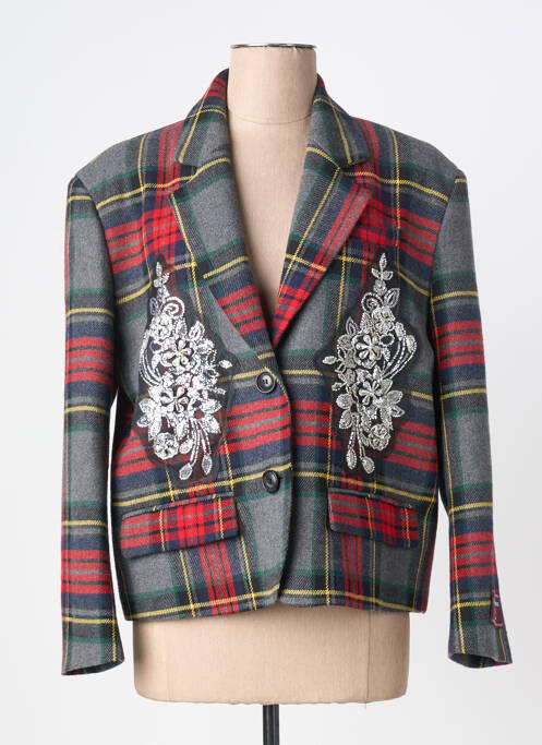 Sacou finisaj interior dublat gri MÊME ROAD femme