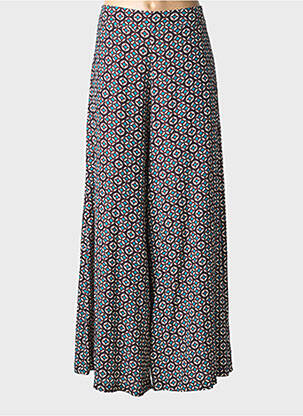 Pantalon larg țesătură crep violet MÊME ROAD femeie