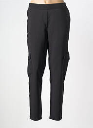 Pantalon cargo subțire mărime normală negru SOPHIA CURVY femme