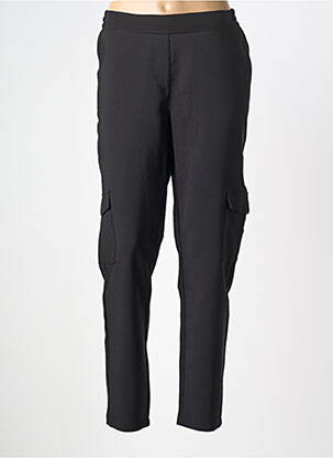 Pantalon cargo talie elastică mărime normală negru SOPHIA CURVY femme