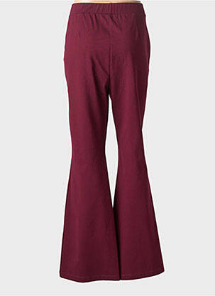 Pantalon evazat elasticitate mărime normală roșu MAT. femeie