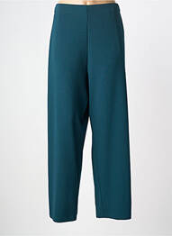Pantalon drept țesătură crep mărime normală verde AN II VITO femme