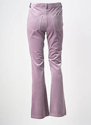 Pantalon evazat elasticitate talie înaltă violet TRAFFIC PEOPLE femeie