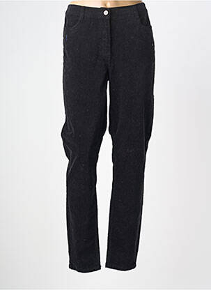 Pantalon slim talie elastică mărime normală negru MASAI femeie