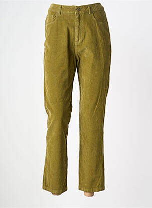 Pantalon 7/8 elasticitate mărime normală verde NICE THINGS femeie