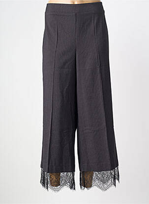 Pantalon 7/8 elasticitate mărime normală negru MAT. femeie